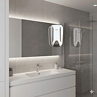 Angled shot of the Kenstar Inste 5.9L geyser showing its vertical, compact design.