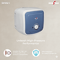 Diagram showing the internal heating element and tank of the Kenstar Serene+ 15L.