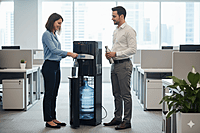 Blue Star Bottom Loading Water Dispenser- BL1HPCGA