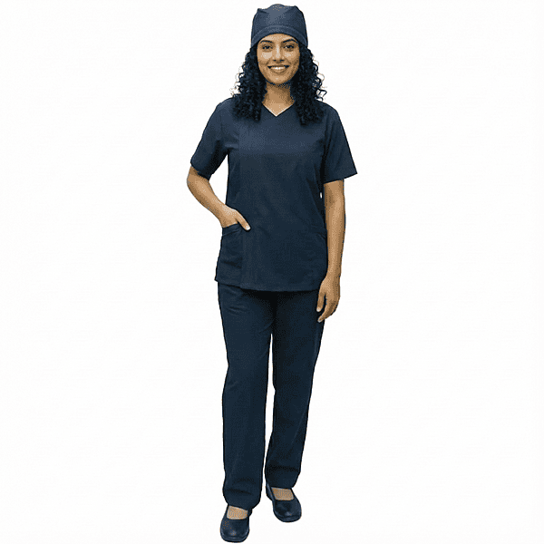 Unisex Modern Medical Scrub Set – Premium Gabardine Fabric