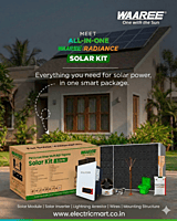 WAAREE 4.6KW On Grid Single Phase Bifacial Topcon DCR Solar Kit