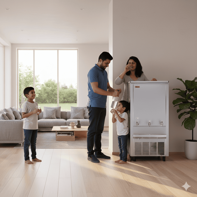 Usha Stainless Steel Water Cooler SS150150G-NC with Normal & Cold Water Options