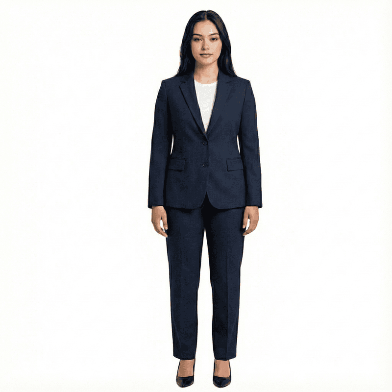 Women’s 2-Piece Office Suit – Gaberdine 180 GSM, Lightweight | Made in UAE
