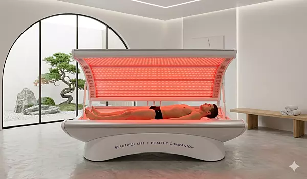 CellVital Capsule – Advanced Red Light Therapy Pod with Enclosed Dual Panels