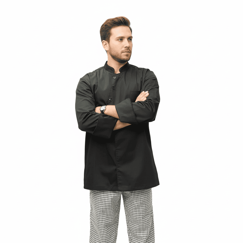 Unisex Kitchen Service Jacket – Twill Cotton Blend, Built for Safety & Comfort