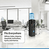 Atlantis Blaque Floor Standing Water Dispenser With Smart Push Buttons Atlantis Blaque Floor Standing Water Dispenser With Smart Push Buttons