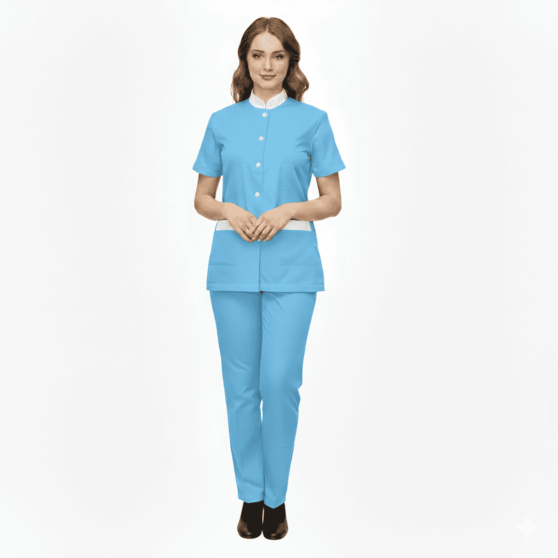 Professional Housekeeping Workwear Set – Gabardine Fabric
