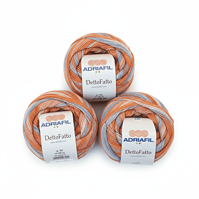 Lotto 3 gomitoli Dettofatto 450 gr