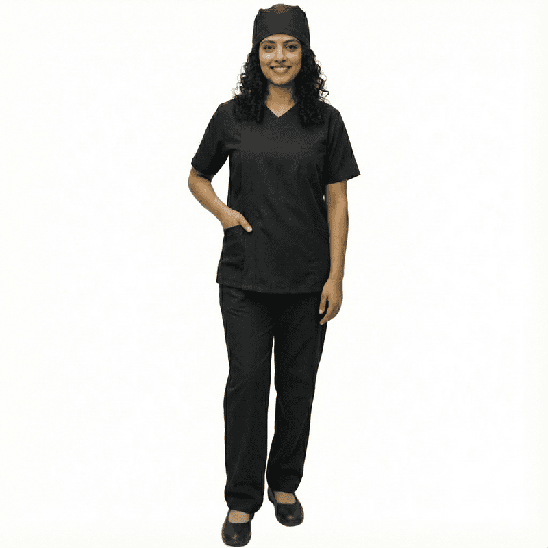 Unisex Modern Medical Scrub Set – Premium Gabardine Fabric