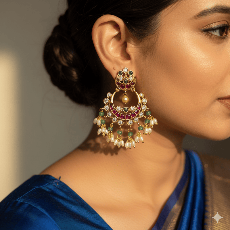 Chandbali earings