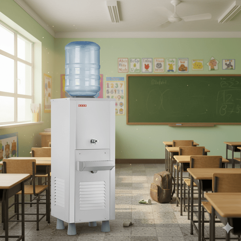 Front Look of Usha SS2020BG 20 litre Water Cooler- with Bubble Top