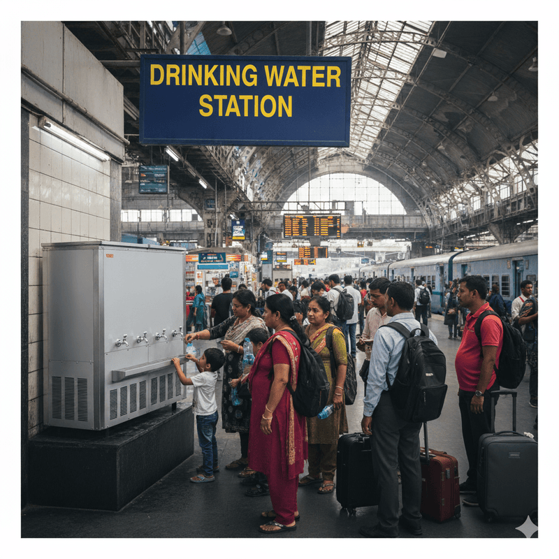 Usha Stainless Steel Water Cooler SS150300NC with Normal & Cold Water Options