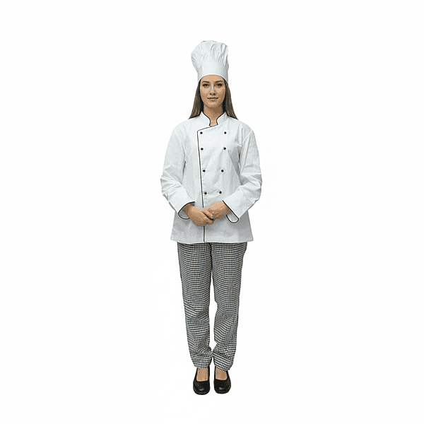 Unisex Professional Chef Jacket – Twill Cotton Blend for Comfort & Safety