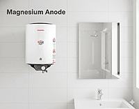 Magnesium Anode rod, a key feature for hard water in the Padmini Electric Water Heater Majesty 15L. Magnesium Anode rod, a key feature for hard water in the Padmini Electric Water Heater Majesty 15L.