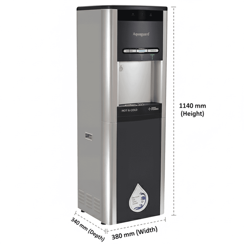 Aquaguard Absolute Hot, Cold and Normal Water Purifier RO+UV