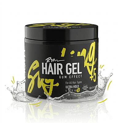 Roqvel Hair Gel Gum Effect with maximum hold 5 and high shine