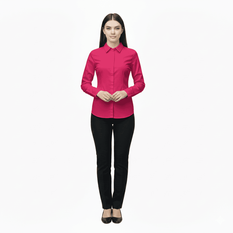 Women’s Service Staff Uniform Set – Dress Shirt & Trousers