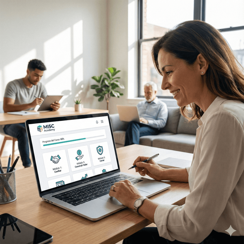 Membresia academia en linea (mensual)