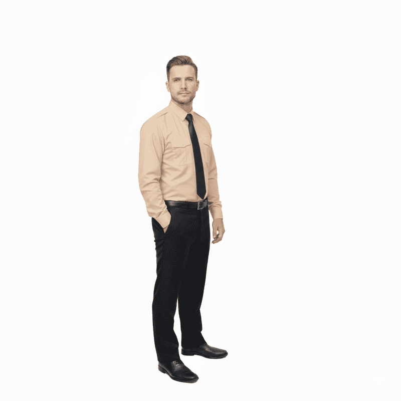 Security Uniform Set – Shirt and Trousers for Professional Duty Wear