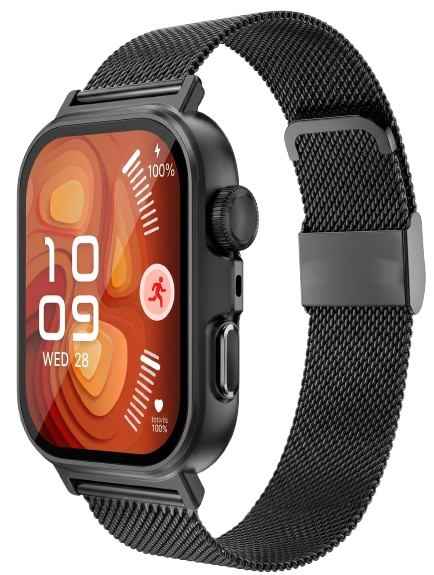 1.75 Inch Bluetooth Smartwatch with GPS Tracking, Heart Rate Monitor & Health Monitoring