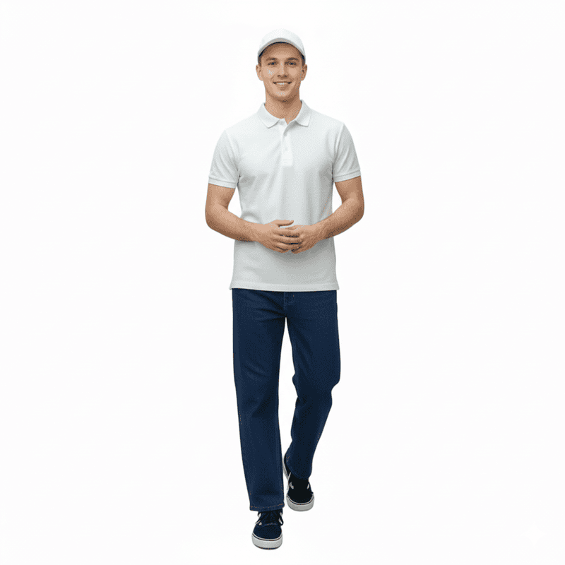 Men & Women’s Short-Sleeve Sports Uniform T-Shirt – 100% Cotton Performance Wear