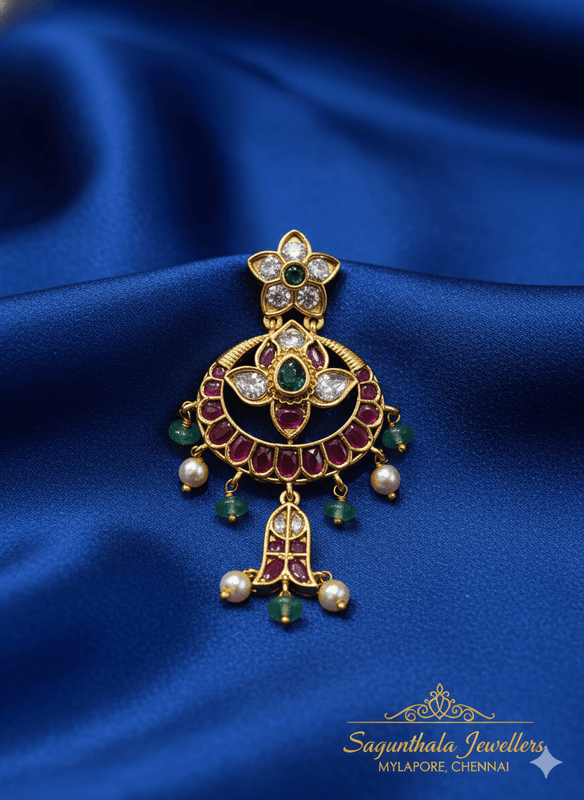 Chandbali earings model 3