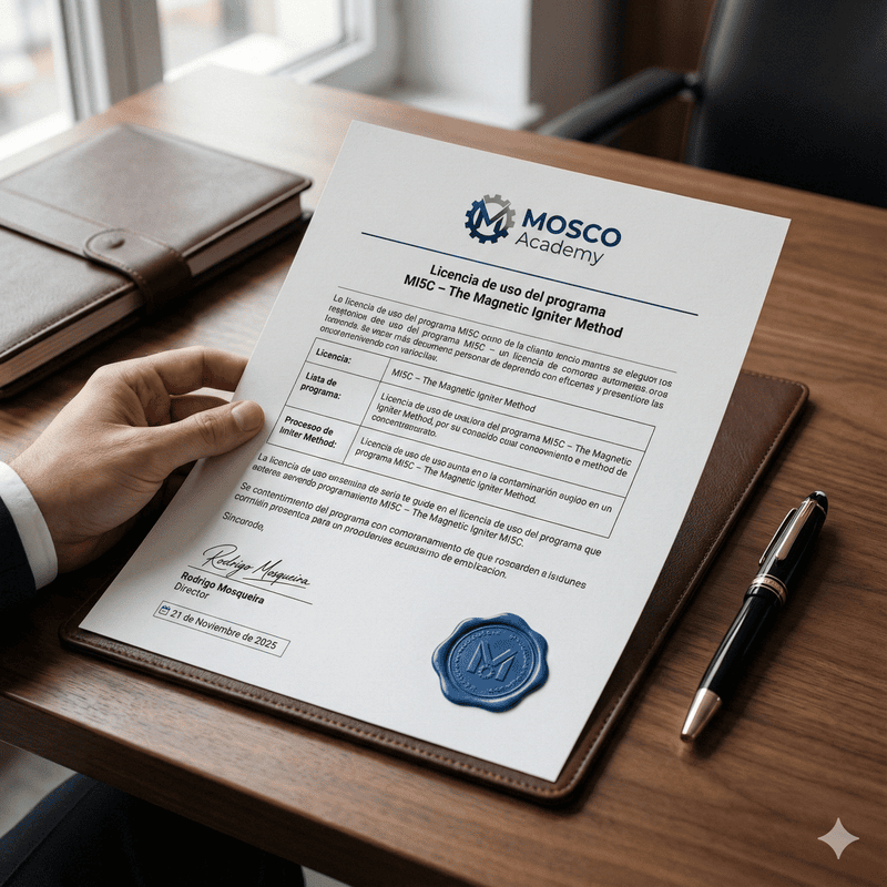 Licencia de uso programa MI5C