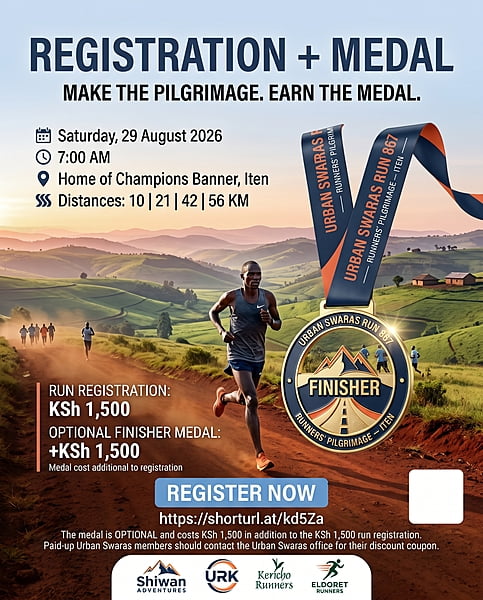 Iten Registration + Medal