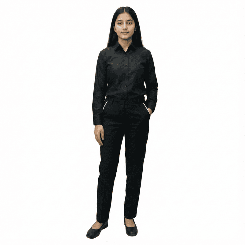 Women’s Formal Twill Dress Shirt – Poly-Cotton Blend