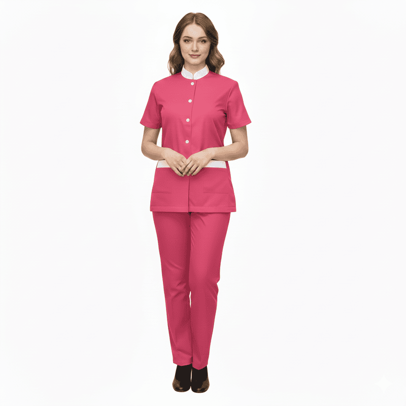 Professional Housekeeping Workwear Set – Gabardine Fabric