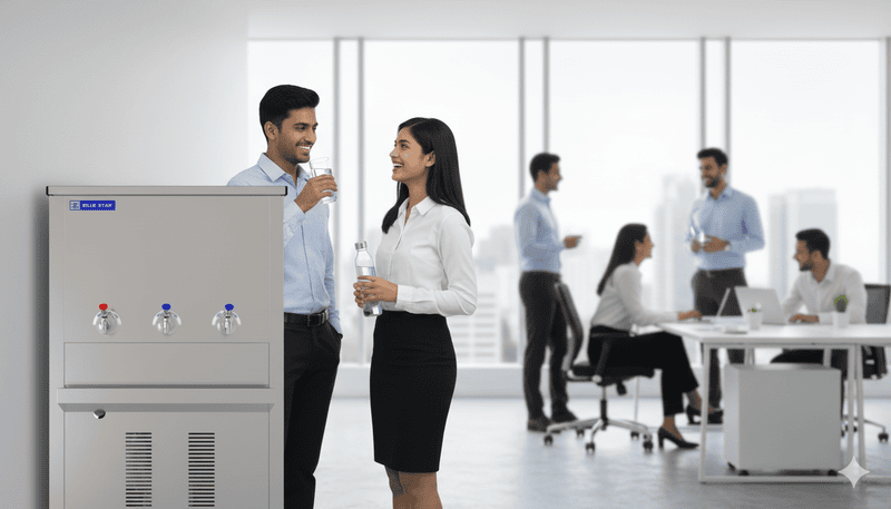 Blue star CW150150T water cooler with Cold and Warm Option