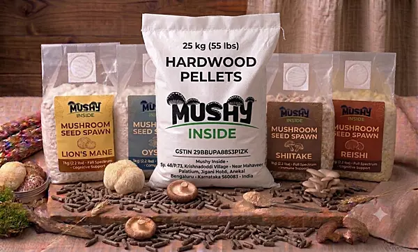 Mushroom Substrate 25 KG Bag - Hardwood Based