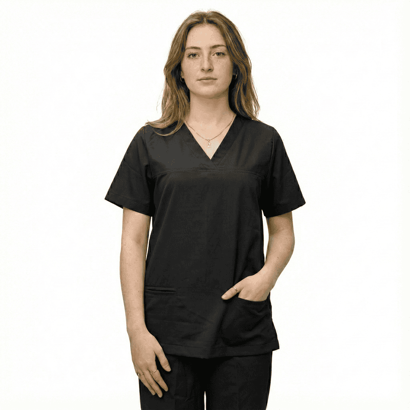 Unisex Modern Healthcare Scrub Set – Soft Poly-Cotton Fabric