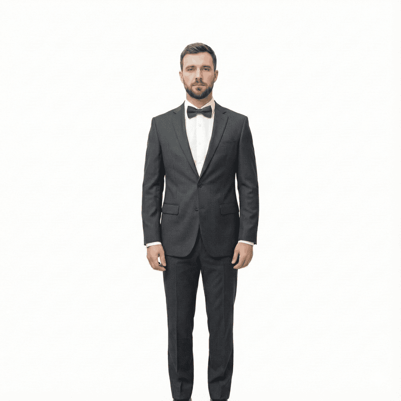 Men’s 2-Piece Official Suit – TR Fabric, 2-Button Style