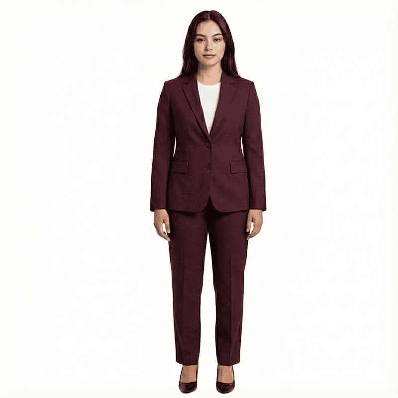 Women’s 2-Piece Office Suit – Gaberdine 180 GSM, Lightweight | Made in UAE