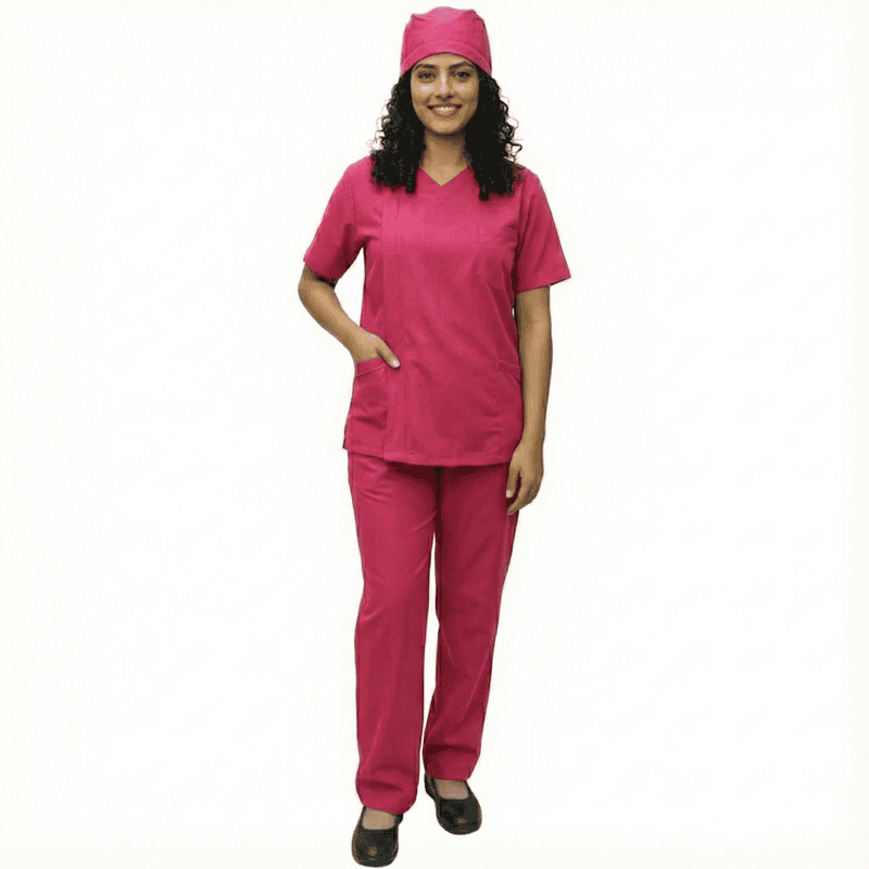 Unisex Modern Medical Scrub Set – Premium Gabardine Fabric