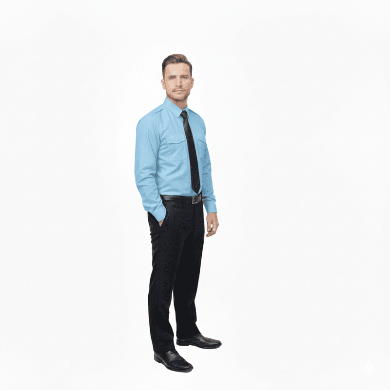 Security Uniform Set – Shirt and Trousers for Professional Duty Wear