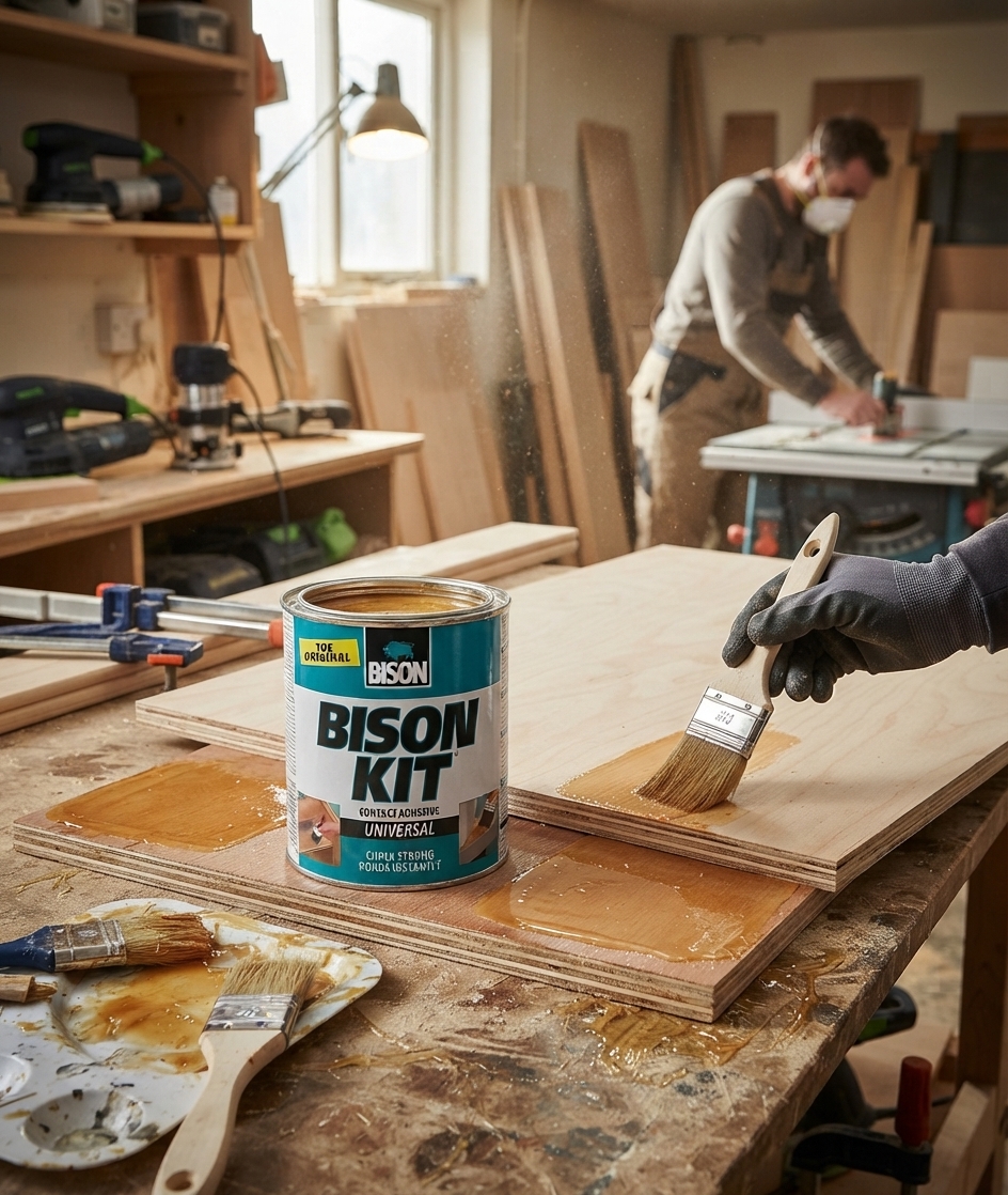 Universal Contact Adhesive Bison Kit 650ml