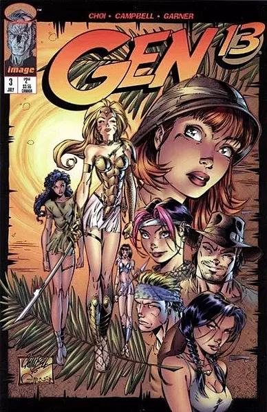GEN 13 - #3 (IMAGE COMICS JULY 1995)