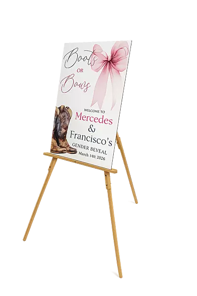 Gender Reveal Sign