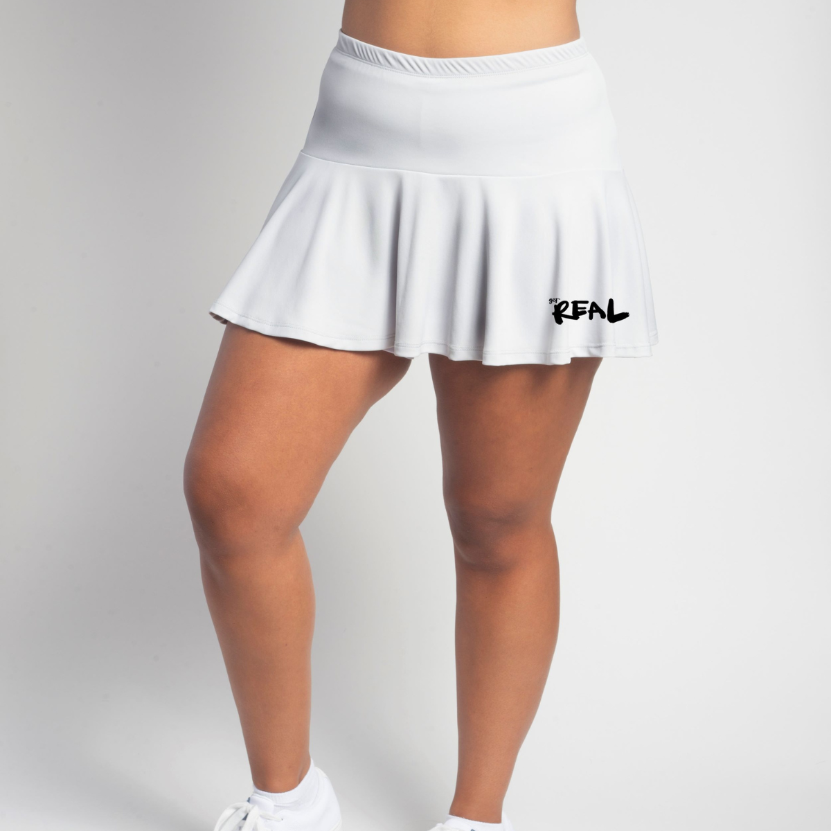 White Flounce Skirt
