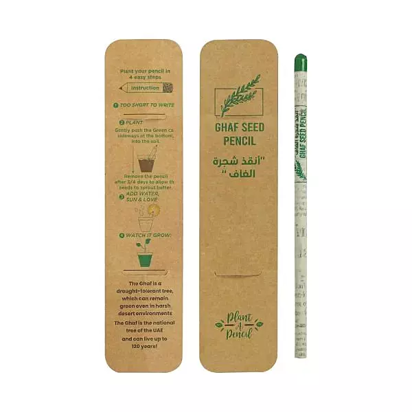 Ghaf Seed Plantable Pencil in Single Pack Eco-Sleeve