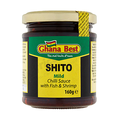 25389     Ghana Best Shito Mild 160g X 12