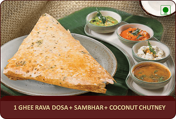 Ghee Rava Dosa - 1 Pc
