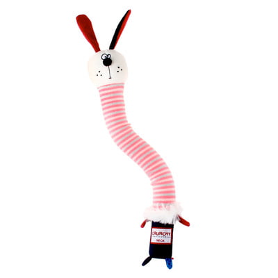 GiGwi Crunchy Neck ‘Plush Friendz’ Rabbit with Bone & Squeaker – Small GiGwi Crunchy Neck ‘Plush Friendz’ Rabbit with Bone & Squeaker – Small