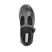 Girls' T-Bar School Shoe 4182C / 4166 / 4183C 39 / Black