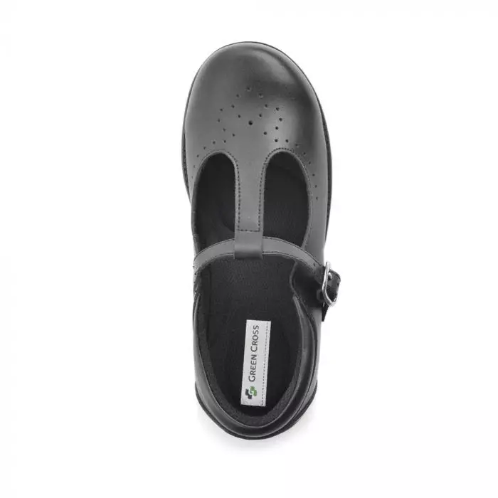 Girls' T-Bar School Shoe 4182C / 4166 / 4183C 39 / Black