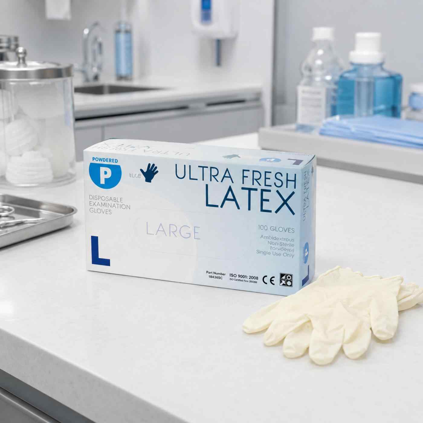 Gloves Latex L 10/100