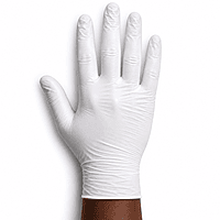 Gloves Nitrile Powder-Free M Wht 3mil Noble 10/100