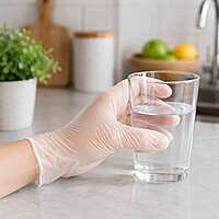 Gloves Vinyl Powder-Free L Clr 3.5mil Noble 10/100